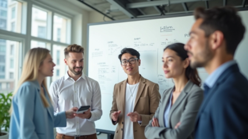 Workshop participants collaborating on decision-making exercise